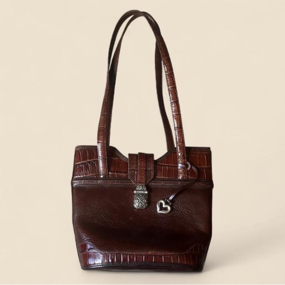 Brighton vintage brown leather bag